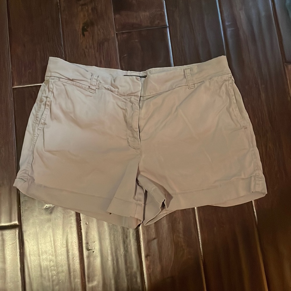 J crew light grey shorts